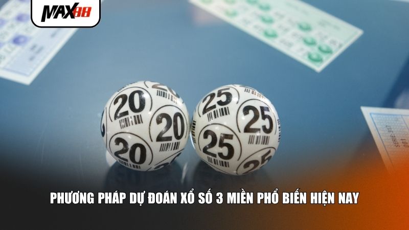Phương pháp dự đoán xổ số 3 miền phổ biến hiện nay