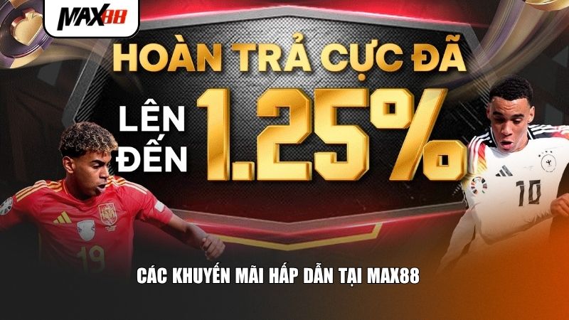 Hàng trăm khuyến mãi hấp dẫn tại Max88